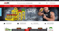 Desktop Screenshot of amix-nutrition.cz